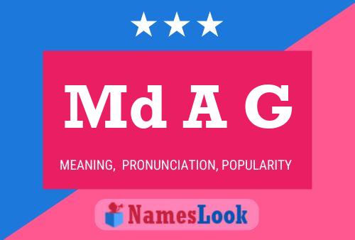 Md A G Name Poster