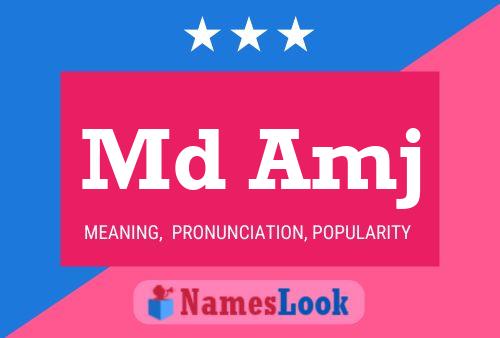 Md Amj Name Poster