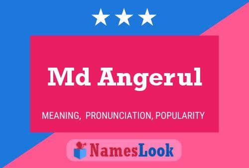 Md Angerul Name Poster