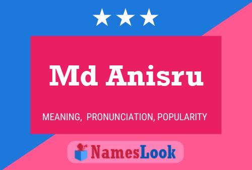 Md Anisru Name Poster