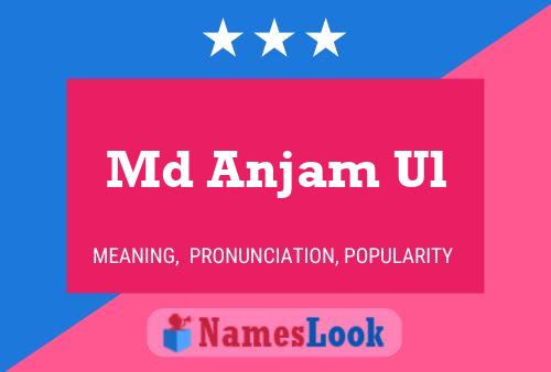 Md Anjam Ul Name Poster