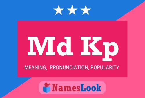 Md Kp Name Poster