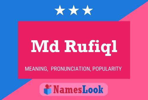 Md Rufiql Name Poster