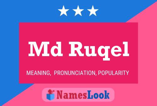 Md Ruqel Name Poster