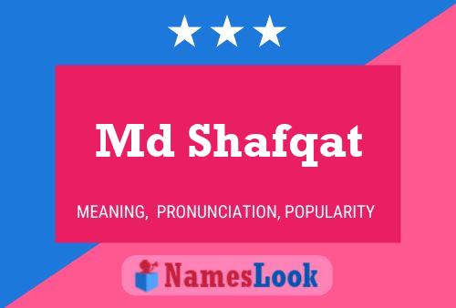 Md Shafqat Name Poster