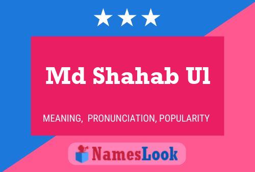 Md Shahab Ul Name Poster