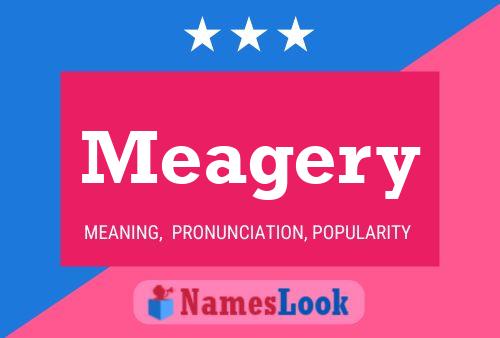 Meagery Name Poster