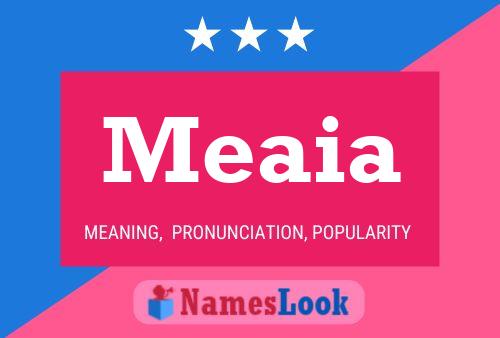 Meaia Name Poster