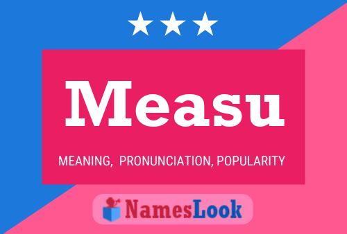 Measu Name Poster