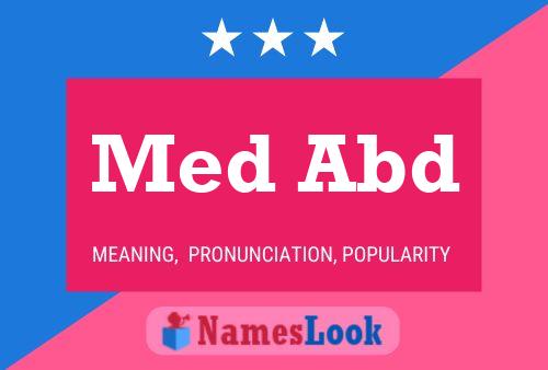 Med Abd Name Poster