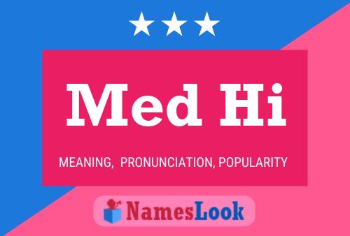 Med Hi Name Poster