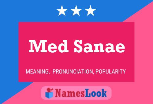 Med Sanae Name Poster