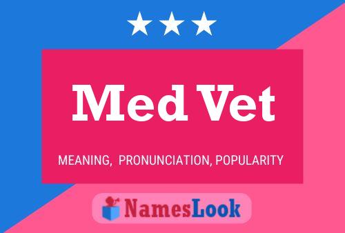 Med Vet Name Poster