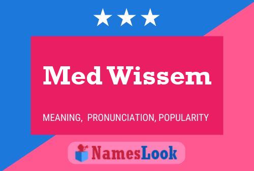 Med Wissem Name Poster