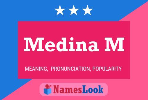 Medina M Name Poster