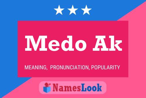 Medo Ak Name Poster