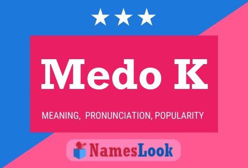 Medo K Name Poster