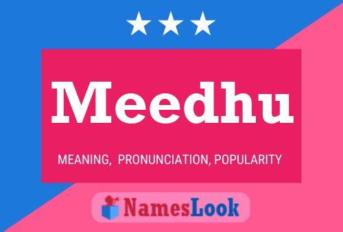 Meedhu Name Poster