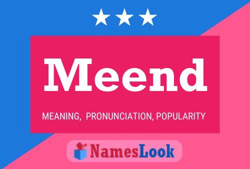 Meend Name Poster