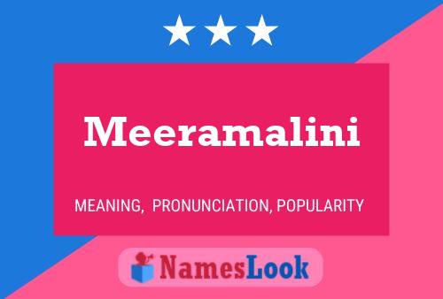 Meeramalini Name Poster