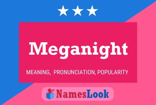 Meganight Name Poster