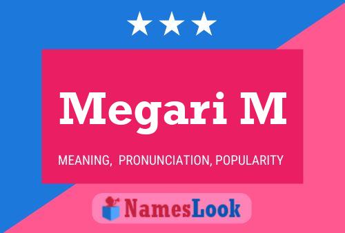 Megari M Name Poster