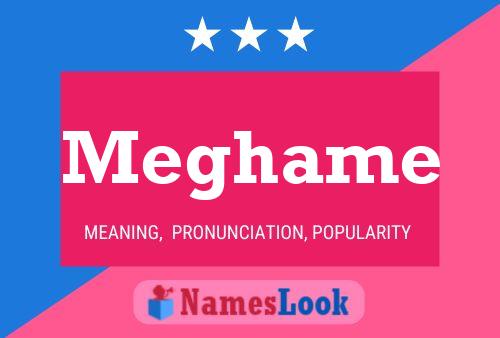 Meghame Name Poster