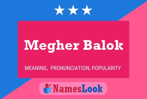 Megher Balok Name Poster