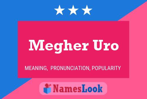 Megher Uro Name Poster