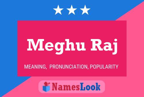 Meghu Raj Name Poster