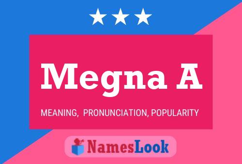 Megna A Name Poster