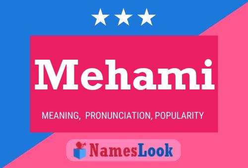 Mehami Name Poster