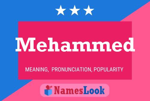 Mehammed Name Poster