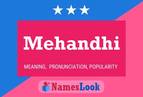 Mehandhi Name Poster