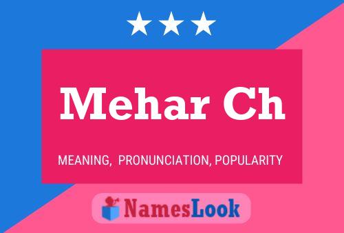 Mehar Ch Name Poster