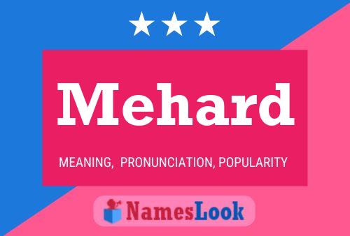 Mehard Name Poster