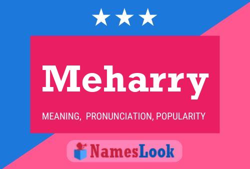 Meharry Name Poster