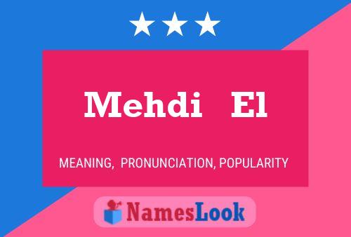 Mehdi   El Name Poster