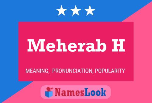 Meherab H Name Poster