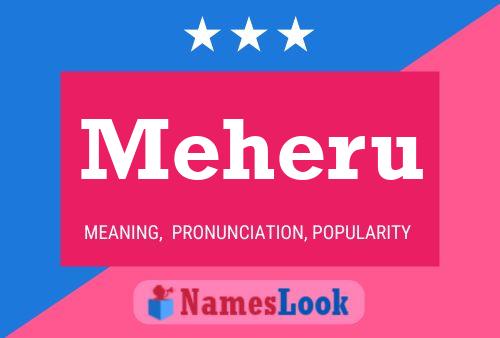 Meheru Name Poster