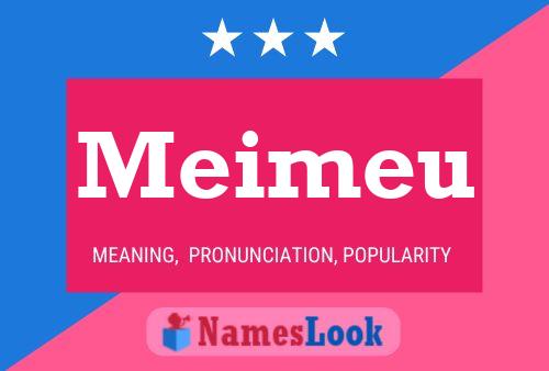 Meimeu Name Poster