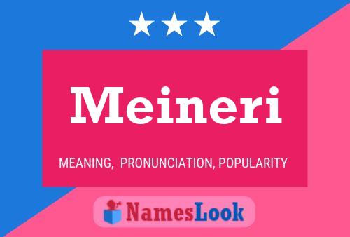 Meineri Name Poster