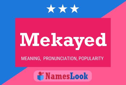 Mekayed Name Poster