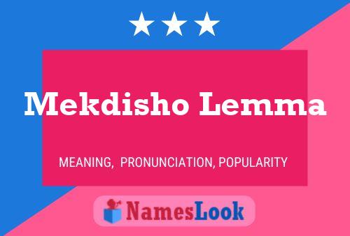 Mekdisho Lemma Name Poster