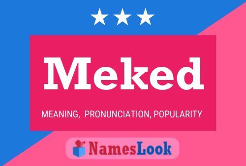 Meked Name Poster