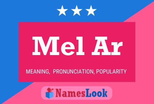 Mel Ar Name Poster