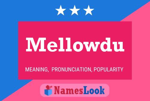 Mellowdu Name Poster