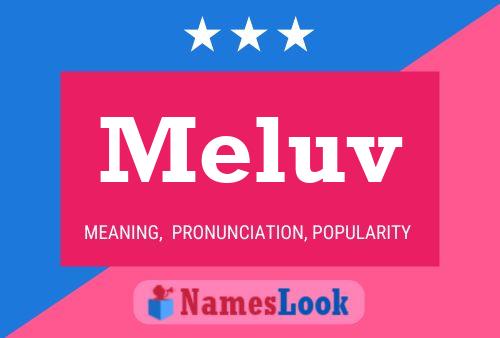 Meluv Name Poster