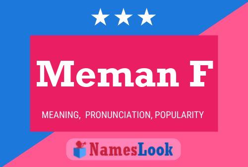 Meman F Name Poster