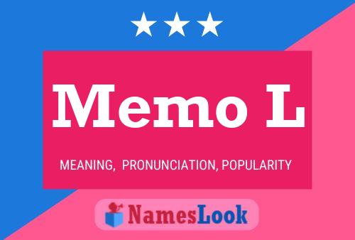 Memo L Name Poster